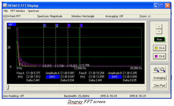 Stingray FFT screen shot