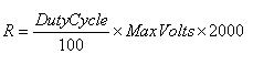 Formula for system to measure real time response