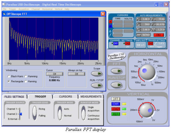 Parallax FFT screen shot