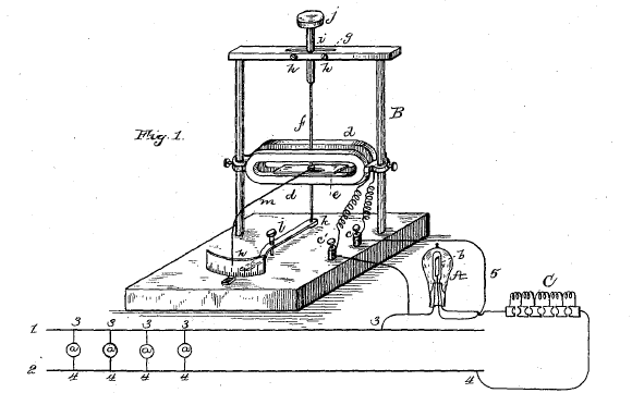 Edison patented the first tube