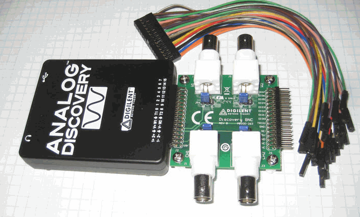 Analog Discovery BNC board