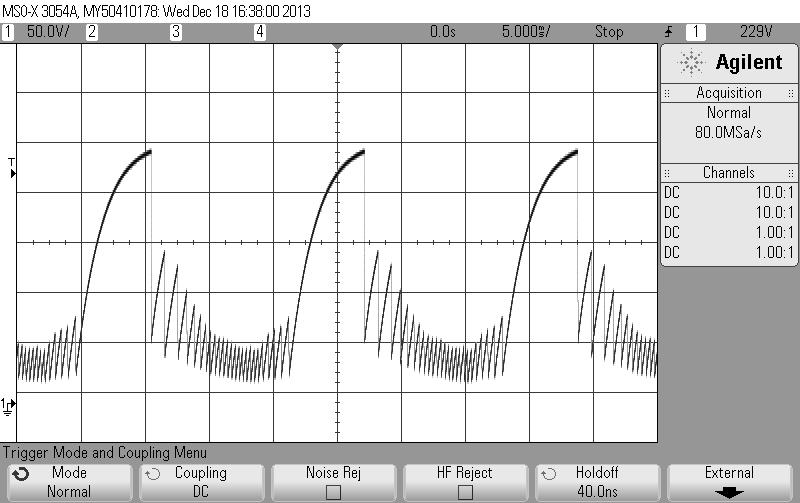 Philco 7019 scope horizontal oscillator