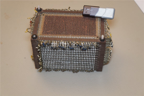 Core memory and a flash drive