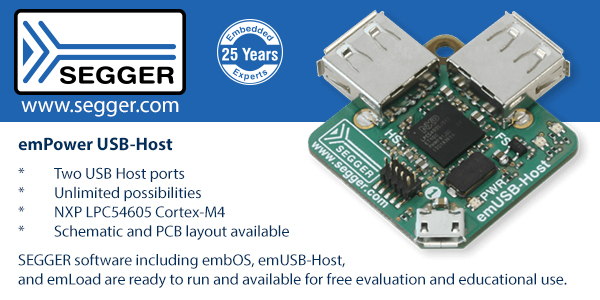 SEGGER emPower Dual USB Host Evaluation Board