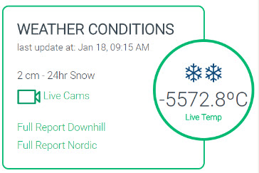 Crazy temperature reading