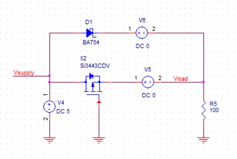 FET reverse battery protection circuit